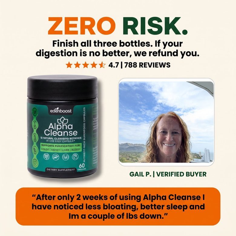 Zero risk: finish all 3 bottles, and if your digestion is no better we refund you