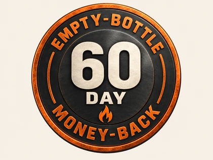60-day empty-bottle money-back guarantee