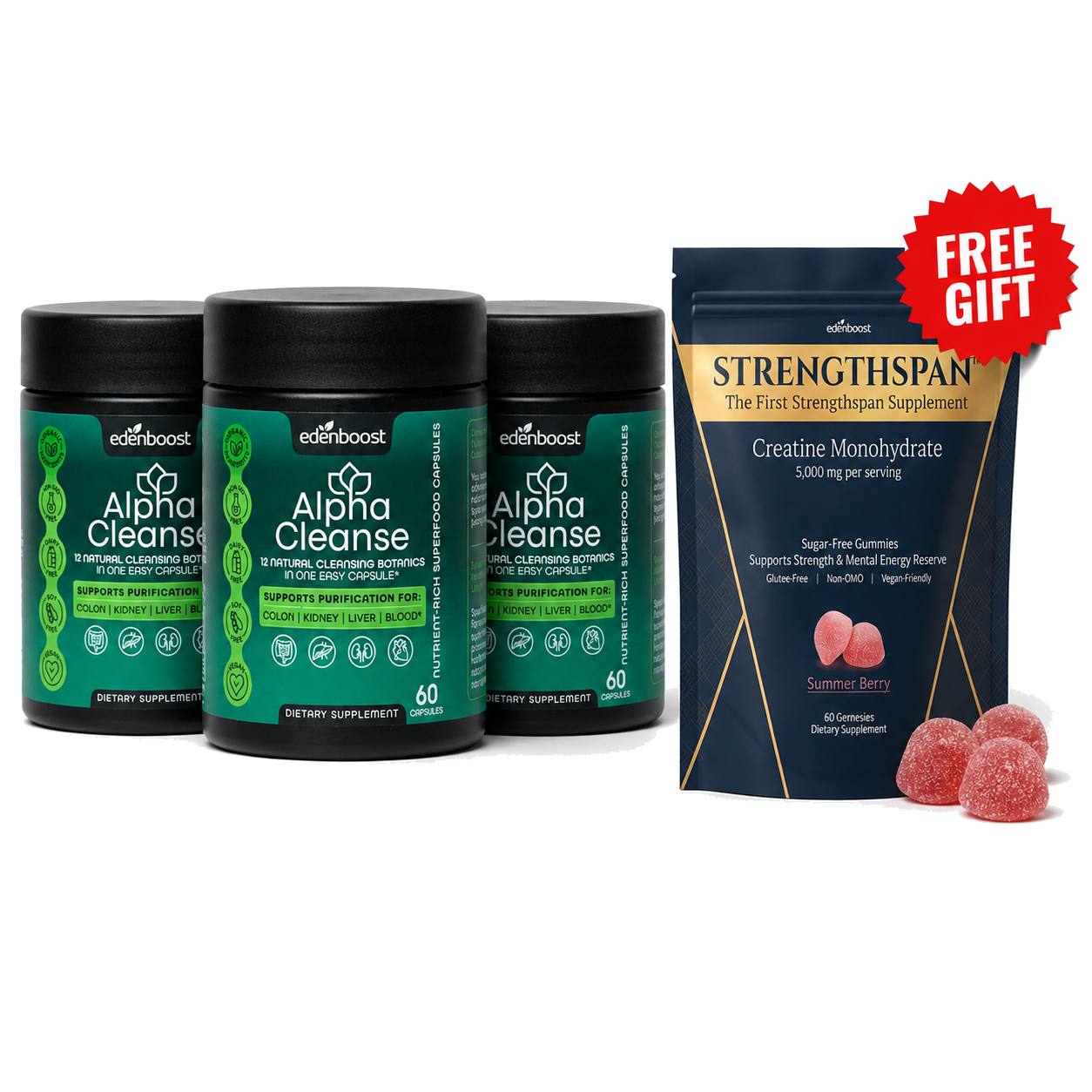 Alpha Cleanse 3 Bottles