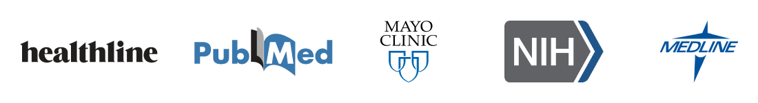 Referenced across healthline, PubMed, Mayo Clinic, NIH and Medline