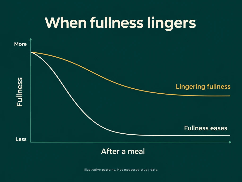 Illustrative view of digestive handoffs and how discomfort may accumulate