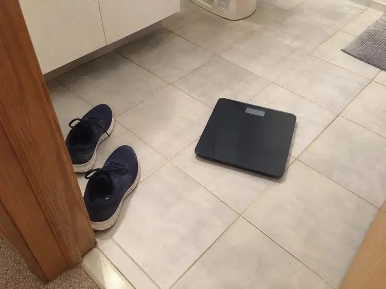 I kept checking the scale. Then I had to get dressed.