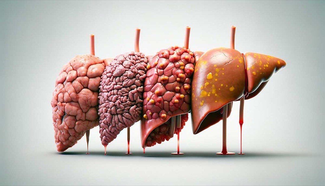 Illustration of liver function