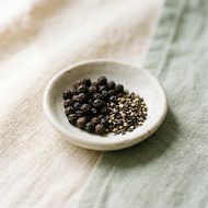 Black peppercorns
