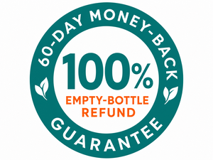 60-Day Empty-Bottle Money-Back Guarantee