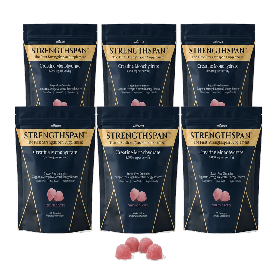 Exactly 6 bags of Strengthspan, 6th bag free
