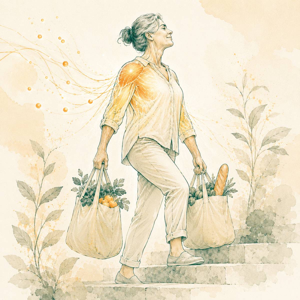 Illustration: preserving muscle strength with age