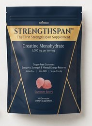 StrengthSpan sugar-free creatine gummies pouch