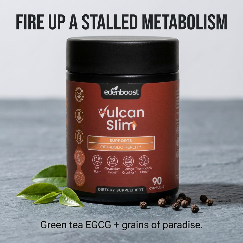 VulcanSlim bottle, a thermogenic formula of 10 ingredients