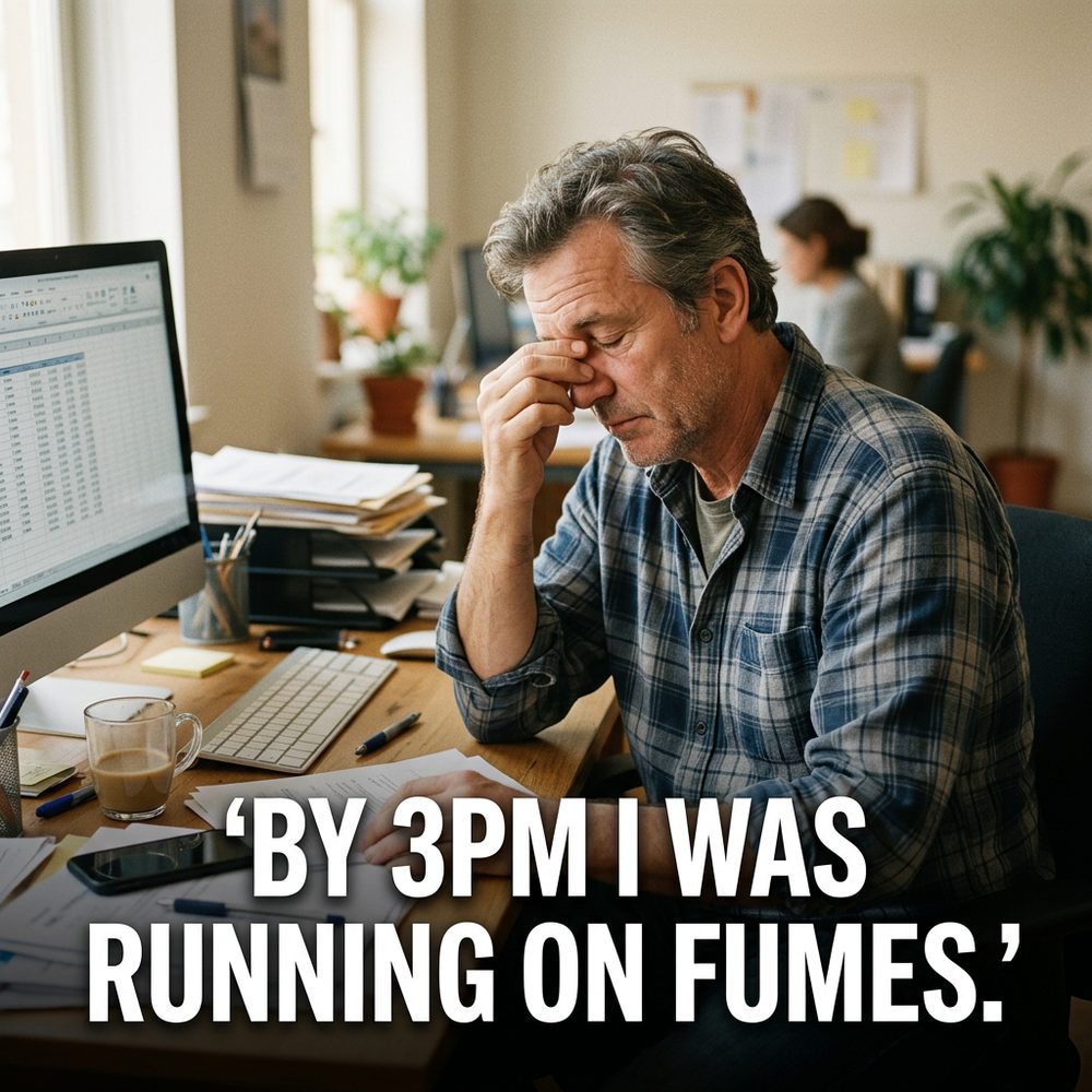 A composed man over 50 who finally got his effort to start counting again